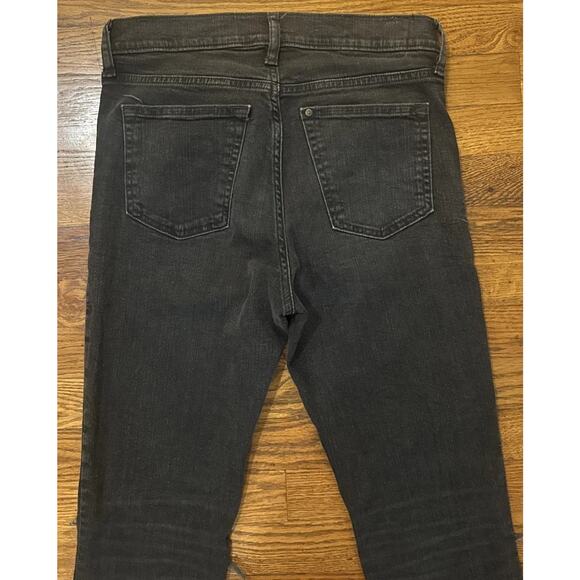Skinny Coupe Moulante Jeans Womens Black 29/32 Denim H&M Distressed - Picture 13 of 13